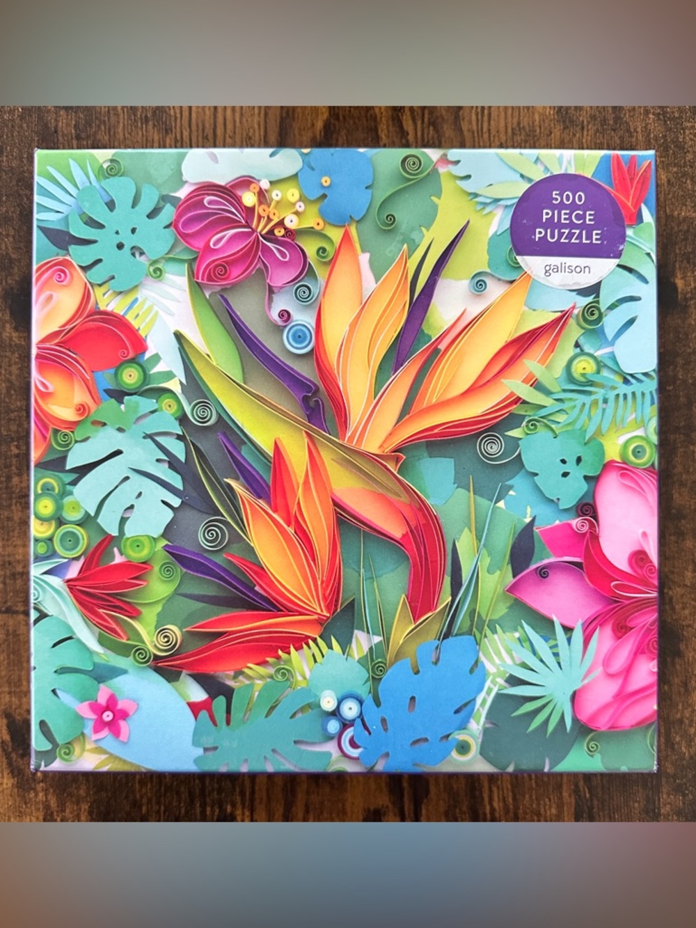 Galison Puzzle, Paper Paradise, 500 pieces